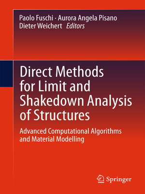 cover image of Direct Methods for Limit and Shakedown Analysis of Structures